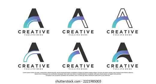 icono de paquete último diseño de logotipo con concepto creativo único