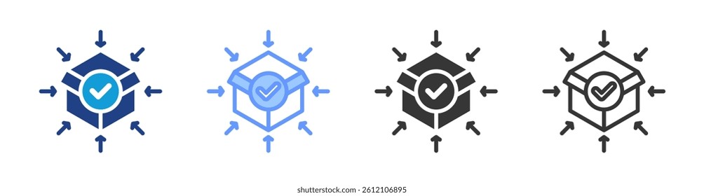 Bundle icon set multiple style collection