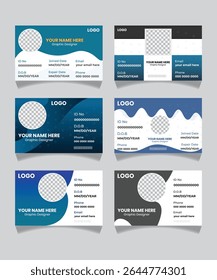 Bundle ID card design templates for your use and pass