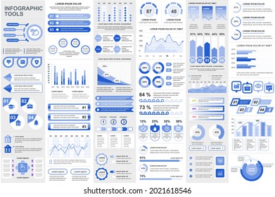 Bundle infographic elements data visualization vector design template. Can be used for steps, business processes, workflow, diagram, flowchart concept, timeline, marketing icons, info graphics.