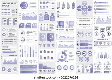 Bundle infographic elements data visualization vector design template. Can be used for steps, business processes, workflow, diagram, flowchart concept, timeline, marketing icons, info graphics.
