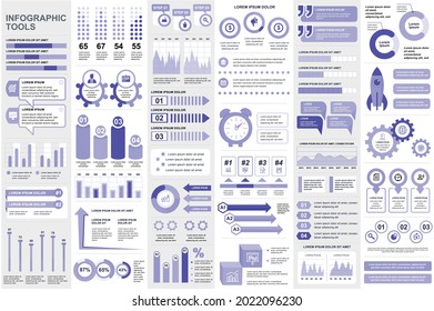 Bundle infographic elements data visualization vector design template. Can be used for steps, business processes, workflow, diagram, flowchart concept, timeline, marketing icons, info graphics.