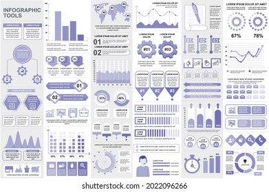 Bundle infographic elements data visualization vector design template. Can be used for steps, business processes, workflow, diagram, flowchart concept, timeline, marketing icons, info graphics.