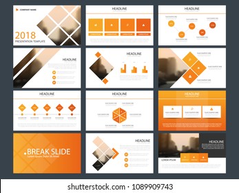 Bundle infographic elements presentation template. business annual report, brochure, leaflet, advertising flyer, corporate marketing banner

