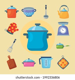 bundle of kitchen thirteen icons