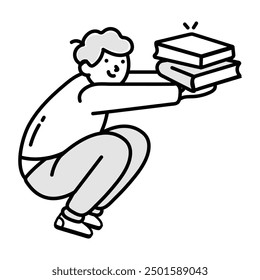 Bundle of Knowledge Power Doodle Icons

