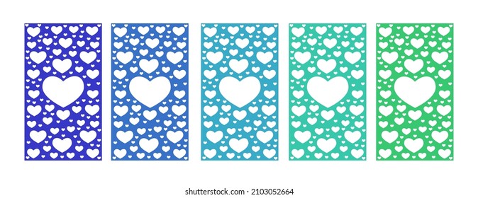 Cuadros de fondo de color azul claro, azul claro, verde claro y turquesa sobre un fondo blanco. Diseños vectoriales para medios sociales, pancartas de presentación y volantes.