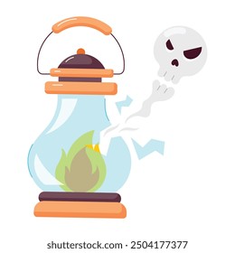 Bundle of Magic Elements Flat Style Stickers 

