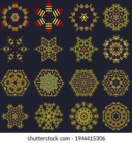 Diseño de Mandala, diseño mandala, tatuajes, diseño de mandala abstracta, mejor diseño, mandala de lujo. Ilustración vectorial. EPS 10