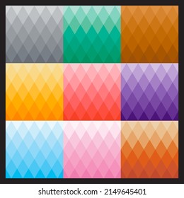 bundle multi colored rhombus seamless background