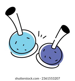 Bundle of Music Party Hand Drawn Icon

