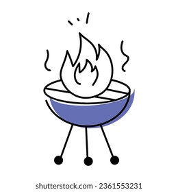 Bundle of Music Party Hand Drawn Icon

