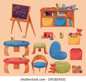 bundle of nursery set icons