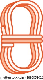 Paquete de Orange Rope Tied