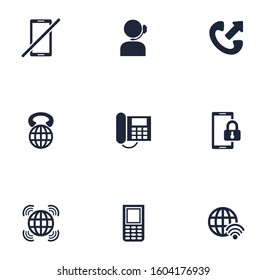 bundle of phone set icons vector illustration design