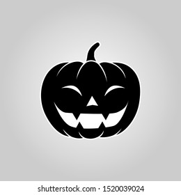Bundle pumpkins. Halloween pumpkins bat silhouette. Halloween background vector illustration. - pumpkins Vector