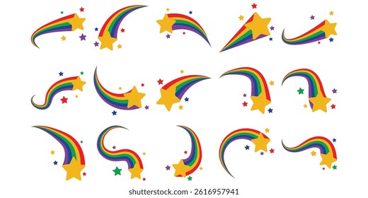 Bundle Rainbow Shooting Star Collection