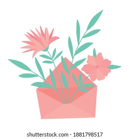 conjunto de rosas en un diseño de ilustración vectorial de sobre rosa