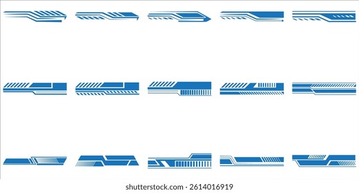 Bundle Sci-fi Futuristic Tech Element