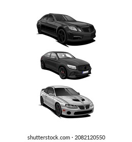  bundle set car sport vector