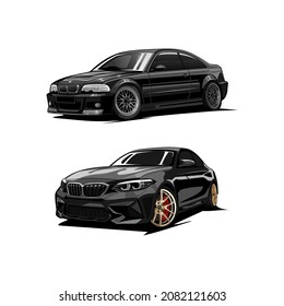  bundle set car sport vector