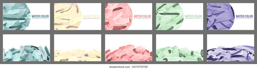 template watercolor backgrounds business