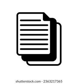Bundle of sheet vector icon which can easily modify or edit

