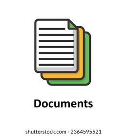 Bundle of sheet vector icon which can easily modify or edit

