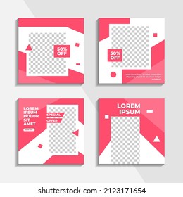 bundle template design for business posts and social media quotes in a minimalist and modern style