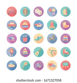 bundle of toys set icons vector illustration design