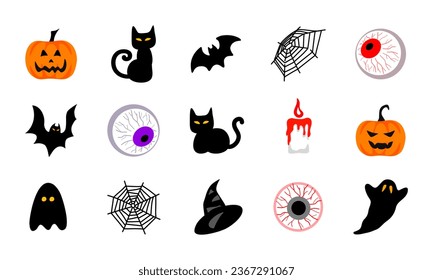 bundle vector cartoon halloween festival