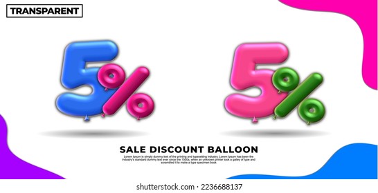 bundle of Vector cartoon kids figures. Set of color numbers 5% transparent for kids shop, kids product, kids education 
