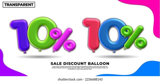conjunto de figuras de niños de dibujos animados de vectores. Conjunto de números de color 10% transparente para la tienda de niños, productos para niños, educación para niños 