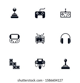 bundle of video game icons vector illustration design