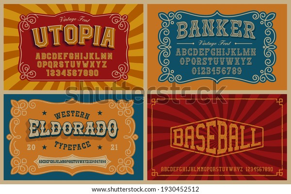 A\
bundle of vintage fonts, these fonts are perfect for short phrases\
or headlines and can be used for many creative products such as\
alcohol labels, emblems, posters, and many\
others