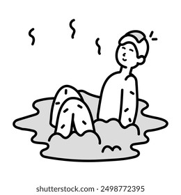 Bundle of Water Sports Doodle Icons 

