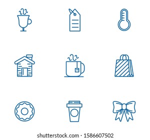 bundle of winter season set icons vector illustration design
