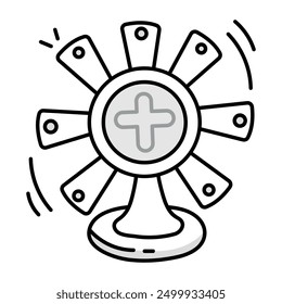 Bundle of Worship Character Doodle Icons 

