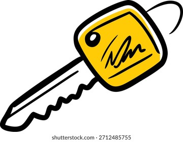 bundle_doodle security key with playful scribble details