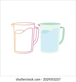 bundling fill and gradient kitchen water jug utensils