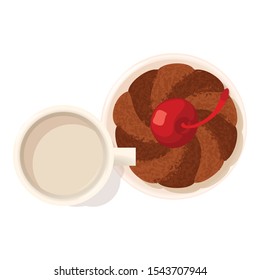 Bundt Cake Icon. Isometric Illustration Of Bundt Cake Vector Icon For Web