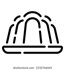Bundt Cake icon for web, app, infographic, etc