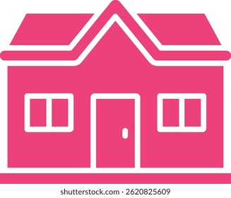 Bungalow vector icon. Can be used for printing, mobile and web applications.