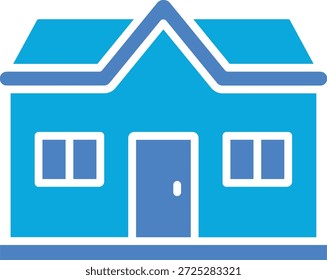 Icono de Vector de bungalow. Se puede utilizar para aplicaciones de impresión, móviles y de Web.