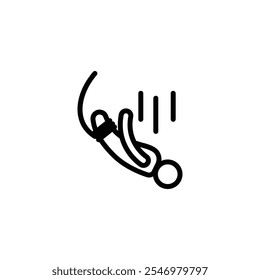 bungee icon or logo design isolated sign symbol vector illustration - high quality line style vector icon suitable for designers, web developers, displays and websites