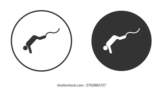 Icono de puenting. Perfecto para interfaces de Web y App, presentaciones, infografías