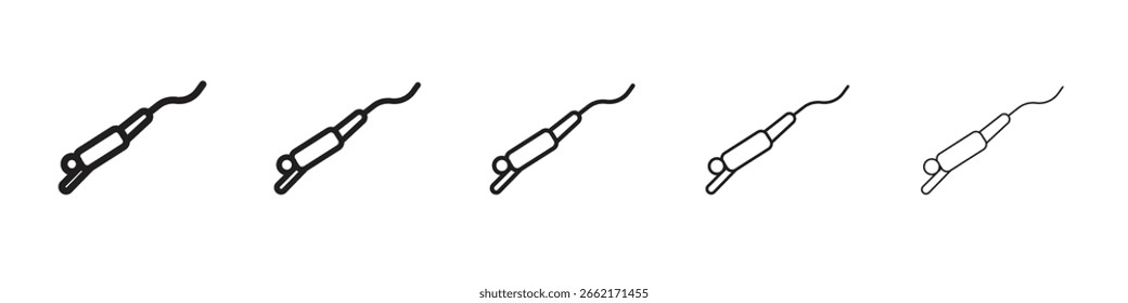 Bungee-Jumping-Symbole. einfache und moderne Vektorsymbol-Designs