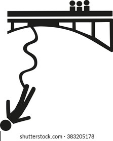 Bungee jumping symbol