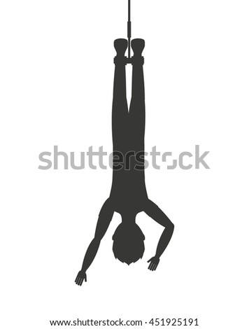 bungy jumping isolated icon design, vector illustration  graphic