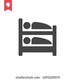 Bunk Bed Icon